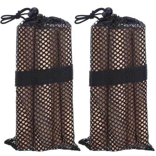 RoundFunny 2 Set Rattle Bag Buck Call Deer Call Hunting Bag Realistic Antlers Rattling Sound for Whitetail Deer Calls Portable Deer Hunting Calls