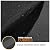 ANartcle 58-60 Inch Outdoor Square Fire Pit Table Cover,600D Heavy Duty Waterproof Outdoor Firepit Cover,58"L x 58"W x 24"H,Black