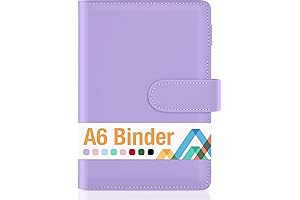 Compact and Stylish Sooez A6 Ring Binder: An Ideal Personal Organizer