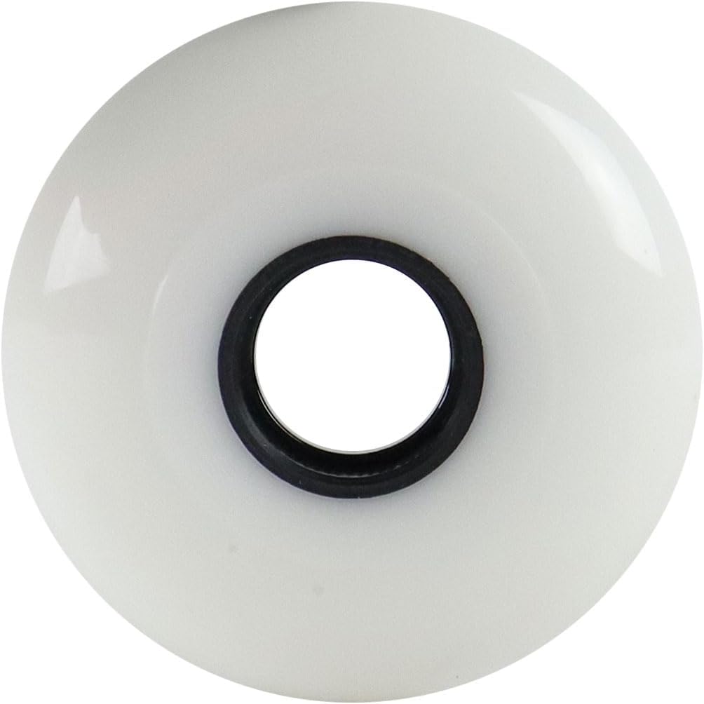 Player's Choice Indoor Roller Hockey Wheels 4-Pack - Apples White Dual-Pour 78A Hardness for Skates - Super High Rebound Urethane