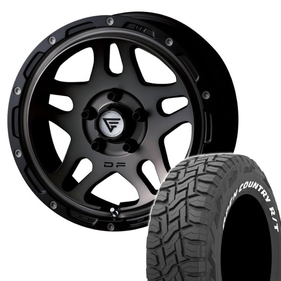デルタフォースオーバル　トーヨーオプカンMT 4本セット　引き取り、隣県配送 4本セット デルタフォースオーバル OVAL 17x7.0J 5/114.3+32 MSP