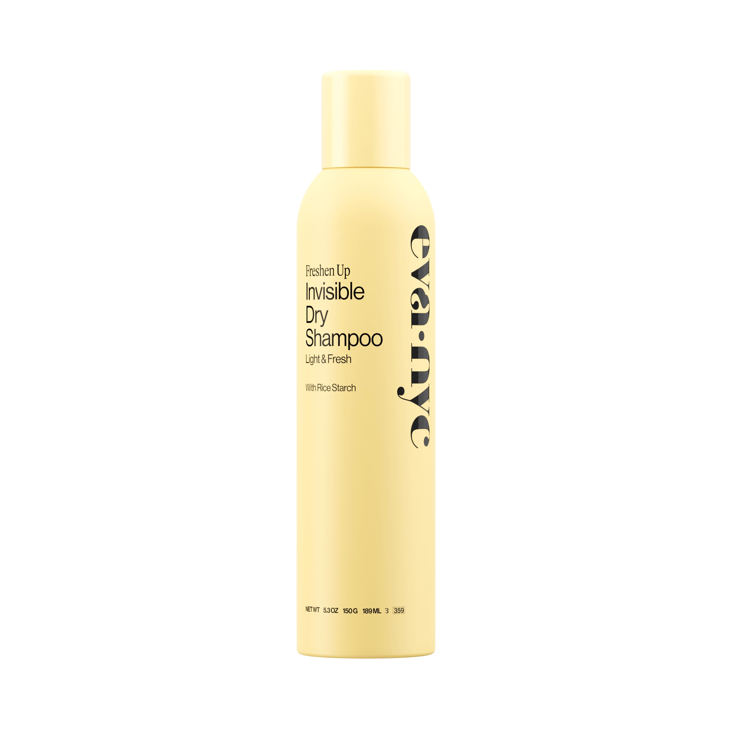 Eva NYC Invisible Dry Shampoo Spray - Oil-Absorbing, Removes Odor & No White Cast - Freshen Up Dry Shampoo For Women - For Light, Dark + Oily Hair - Light + Fresh Scent - 5.3 oz