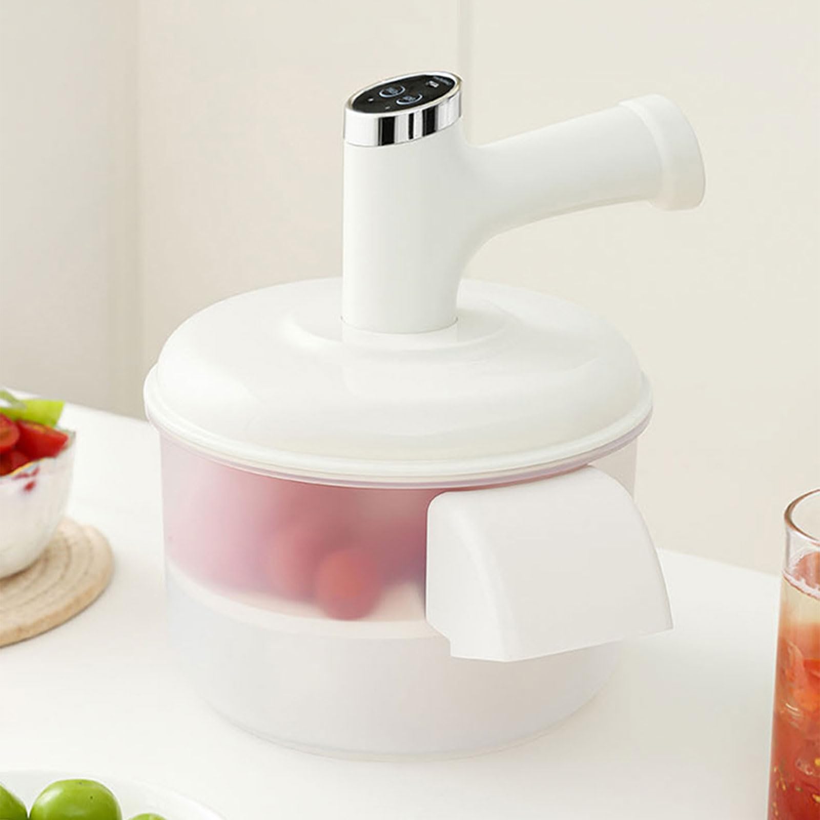 Pelapatate elettrico automatico per frutta, pelapatate ricaricabile in acciaio inossidabile per, aglio, pomodoro, uso domestico, pelapatate elettrico automatico per frutta ricaricabile, in acciaio
