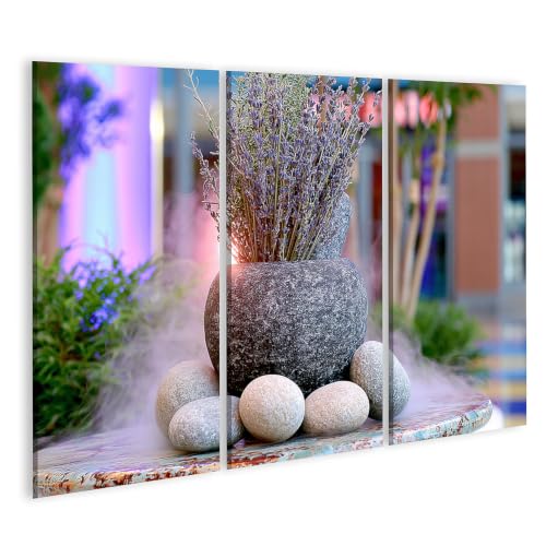 Impression sur toile Idylle mystique islandburner tableau triptyque salon