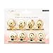 American Crafts 8 Piece Gold Clips Maggie Holmes Magnet Studio