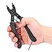 Oumers Bike Master Link Plier Tool, 2 in 1 Bicycle Chain Quick Link Opener-Closer Remover Compatible with All Speed Chain Repair