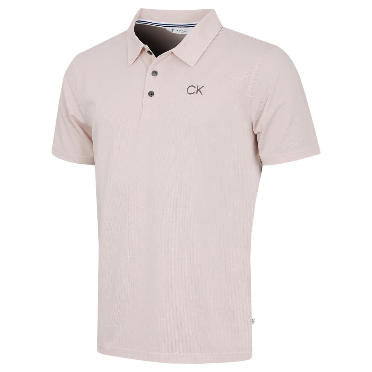 Calvin Klein Men's Stone Central Eco Light Wicking Polo Shirt - Xxxl