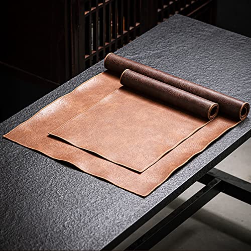Chemin de table en cuir pour salle à manger intérieure et extérieure dîner convivial - 4