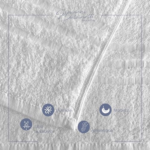 Toile jacquard de coton 100 x 150 cm drap de bain 400 g/m² Amalfi