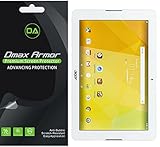 [3-Pack] Dmax Armor Acer Iconia One 10 B3-A20 Anti-Glare & Anti-Fingerprint Screen Protector - Lifetime Replacements Warranty- Retail Packaging
