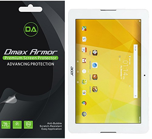 Dmax Armor [3-Pack] for Acer Iconia One 10 B3-A20 Anti-Glare & Anti-Fingerprint Screen Protector