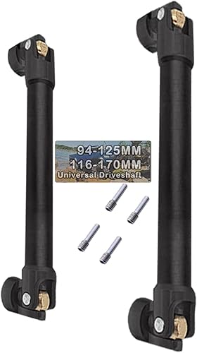 Eje de transmisión RC Crawler 94M 4.567in actualizaciones para 110 Axial SCX10 2 Redcat D90 Gen7Pro RC4WD GEN8 SCX10-II, RCMYou 2 piezas de eje de
