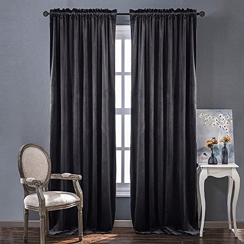 Blackout Velvet Curtains Curtains & Drapes 2023