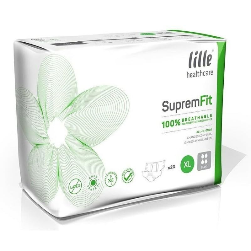 Lille Suprem Fit Maxi Large - 8 Paquets de 20 Protections