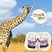 Fahlo Giraffe Tracking Bracelet, Elastic, supports Somali Giraffe Project, one size fits most for Men and Women (Kenya Orchid Pink)