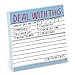 8-Pack Knock Knock Deal with This Hand-Lettered Sticky Notes, to Do Pads, 3 x 3-inches, 100 Sheets Each