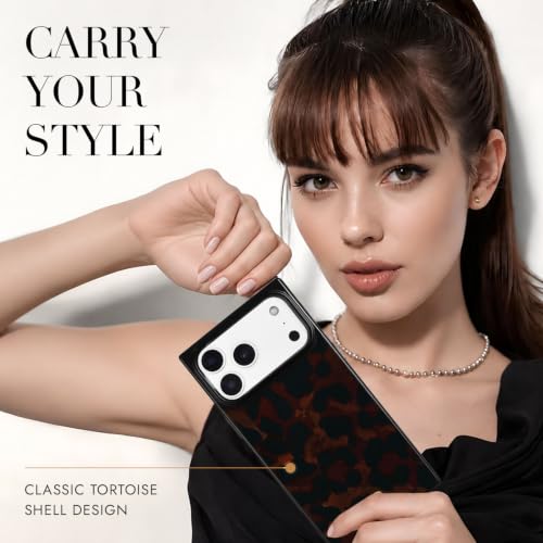 Image of COCOMII Rectangle for iPhone 18 Pro Max /17 Pro Max Case, Chestnut Leopard