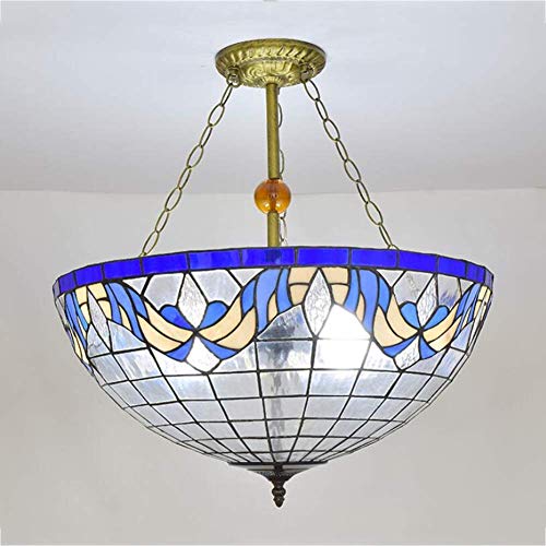 Suspension en verre bleu méditerranéen pour chambre et club cosy