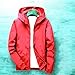 Ayolanni toddler rain jacket 3t Kids Rain Jacket Youth Waterproof Hooded Raincoats for Boys Fashion Girls Lightweight Windbreaker Fall Kid Clothes Red 12 Years