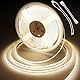 BERIXDEEP COB LED Streifen 10m Neutralweiß, 24V LED Strip 4000K, 9w/m, CRI 92+, 8mm Breit für Schlafzimmer, TV, Küche, Wohnzimmer, DIY, Lichtband Selbstklebend (ohne Netzteil)