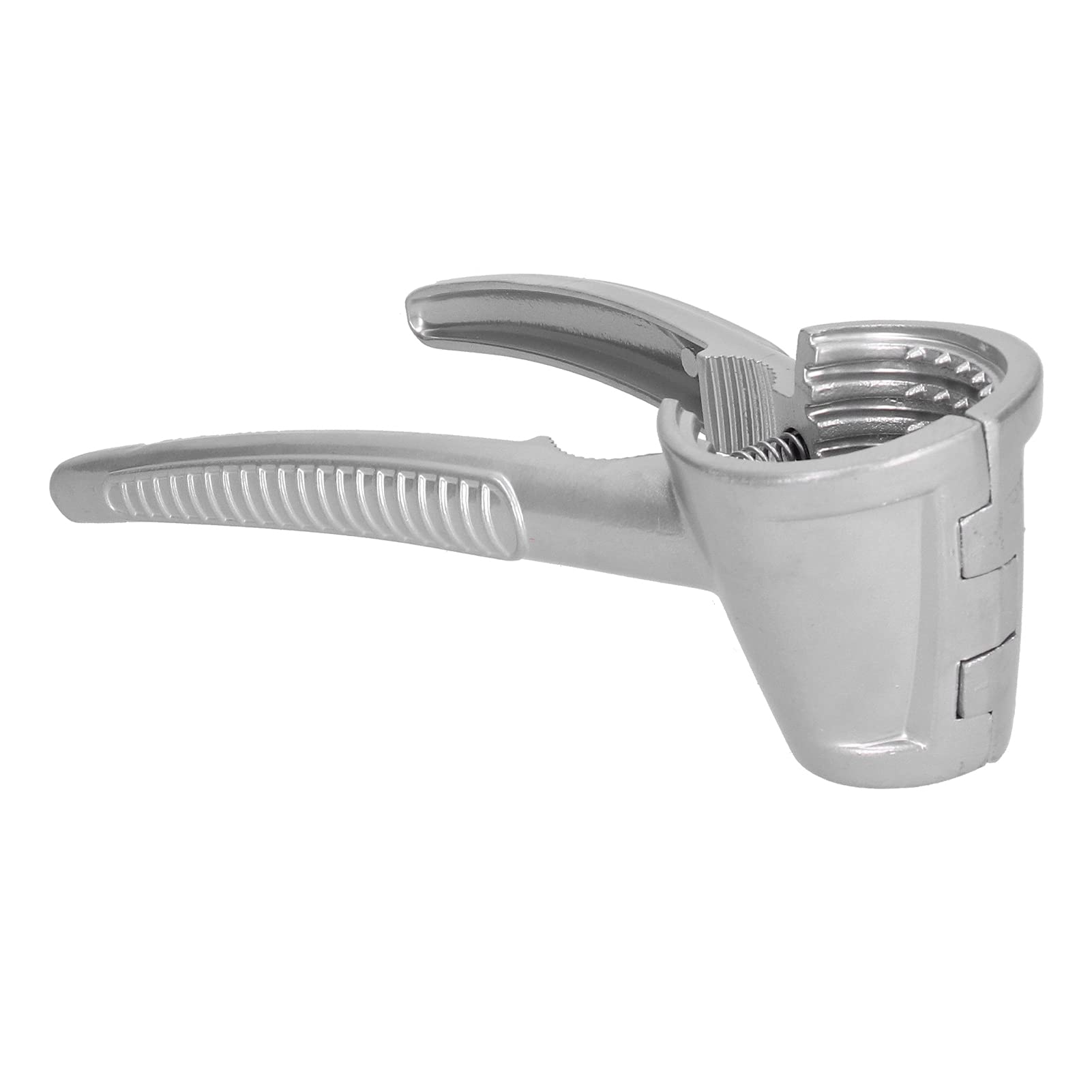 Pecan Cracker, Walnut Cracker Tool, Aluminum Alloy Nut Cracker Tool with Anti Slid Grip, Walnut Plier Tool for Walnuts Pecan Nut Hazelnuts Or Other Nuts (Silver)