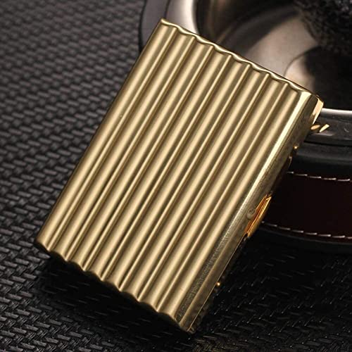 HAIGEGE Caja de Cigarrillos de Acero Inoxidable Caja de Cigarrillos for Hombres y Mujeres portátil Ultrafino for Hombres y Mujeres Cover