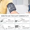 GXGM Bracciale Universale Extra Lungo per Misuratore di Pressione da Braccio 22-52 cm, Polsino Regolabile in Tessuto Morbido Compatibile con la Maggior Parte Sfigmomanometri Automatici Digitali