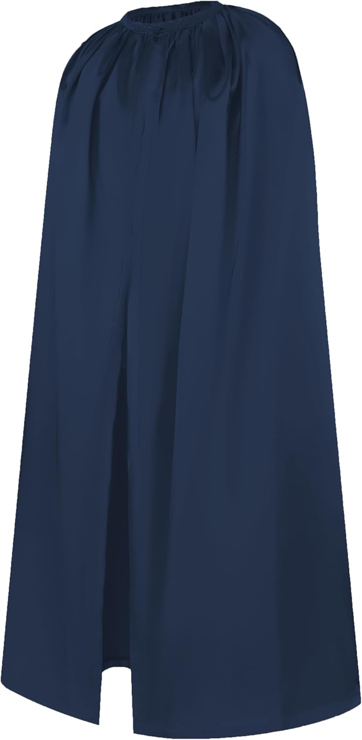 Kids Cloak Cape Costume for Halloween Cosplay, Medieval Knight Wizard Vampire Witch Robe for Boys Girls Ages 3-16 - Image 2