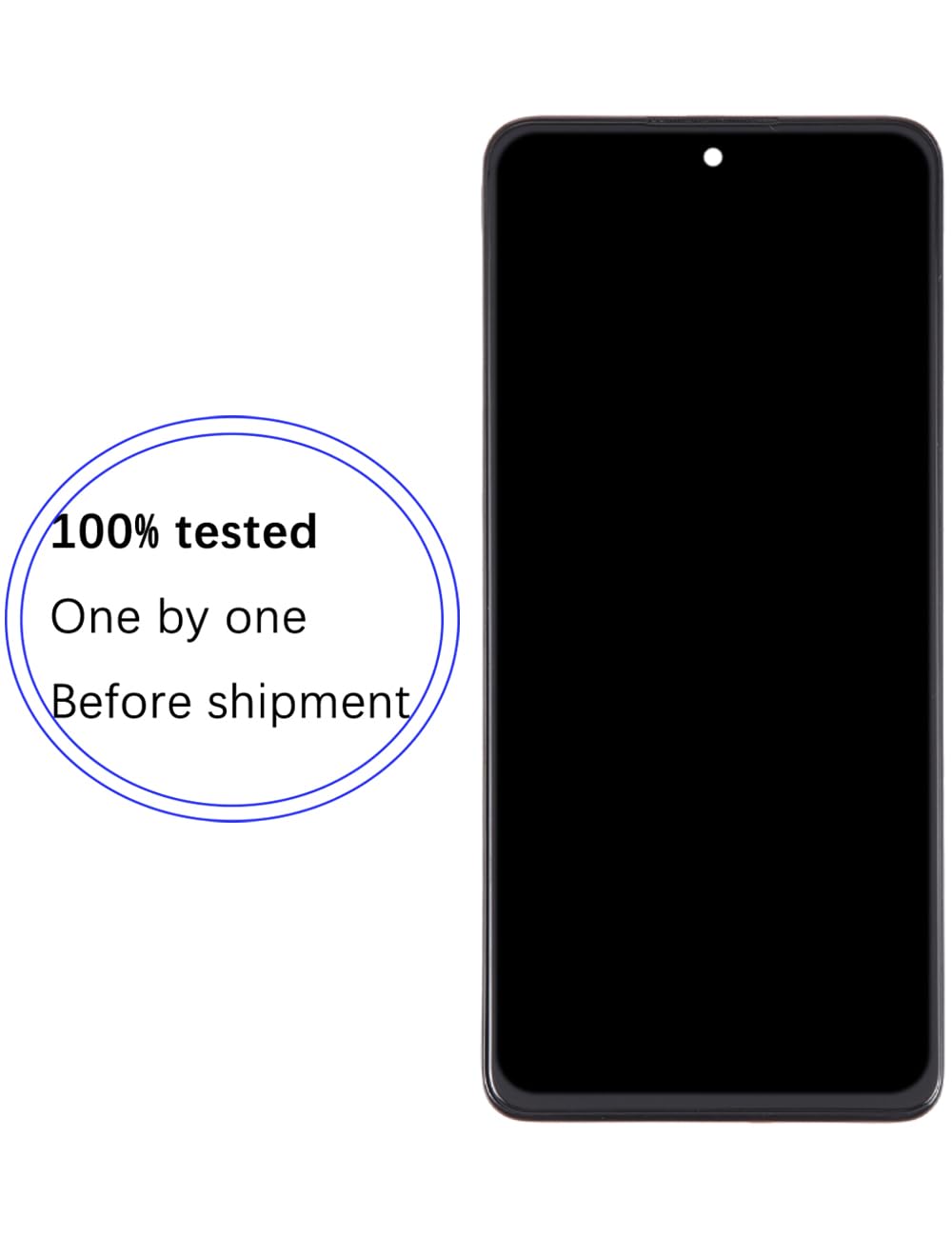 Display di Ricambio per Xiaomi Redmi Note 12 Pro 4G LCD Schermo TFT, 2209116AG 2209116AG Display Schermo Touch Digitizer Assembly Kit di Riparazione (Nero con Cornice)