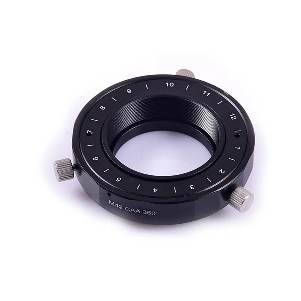 Rotador de 360 M42 CAA S8268 adaptador de ángulo de cámara para telescopios 2
