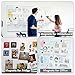 LOVIMAG Fridge Magnets 12Pcs Refrigerator Whiteboard Small Strong Magnet Classroom Kitchen Accessories Decorative Locker Set Decor Must Haves Office Calendar Refrigerador Magnetic Cute Crafts Black