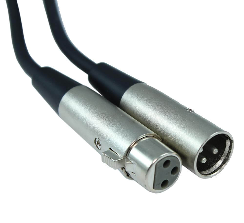 MyCableMart 50Ft XLR 3P Male/Female Microphone/Audio Mixer Cable