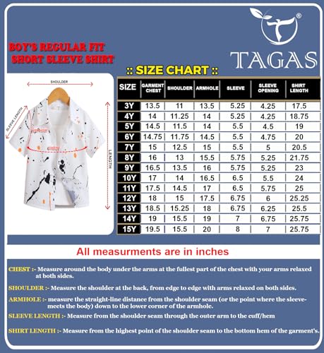 Image of TAGAS Boys Shirt, Polyester, Regular Fit
