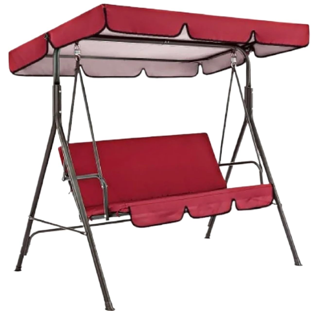Qcknkmgg Color 2 Replacement Canopy For Outdoor Swing, Swing Chair Canopy Replacement 142X120x18cm Multicolor