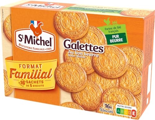 Biscuits Galettes Au Beurre St Michel La Boîte De 16x5 Biscuits De - vue 5