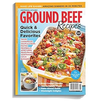 Centennial Media Presents Ground Beef Recipes - Ground Beef, Beef Stew, Cook Book For The Kitchen Pro. Great Courses, Tacos, Casseroles, Soups And Stews, All At Your Fingertips