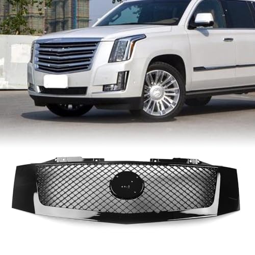 まみSTRUT メッシュグリル 02-06エスカレード 用 グリル 02-06キャデラックエスカレード光沢のある黒ハニカム