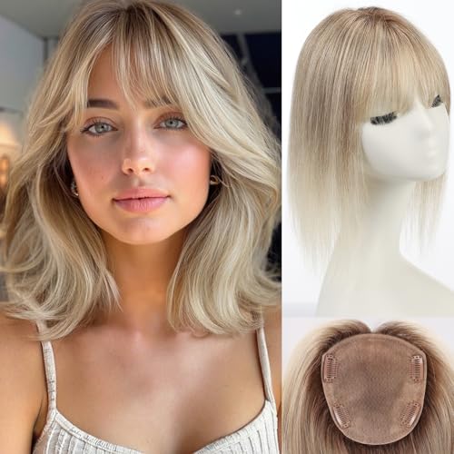 starluck Hair Toppers for Women Real Human Hair 5"*5.5"Large Coverage