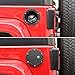 Fuel Door Cover JeCar Locking Gas Cap Cover for 2007-2018 Jeep Wrangler JK & Unlimited