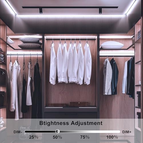 Image of LED Strip Lights Battery Operated 9.8ft 90 LED Strip Lights with Remote | Cuttable Battery Strip Lights with Timer Dimmable for Indoor Outdoor Bedroom Cabinet Boat Decor, Cool White