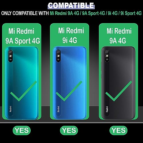 Image of Amazon Brand - Solimo Shockproof Mobile Cover Compatible with Mi Redmi 9A 4G / 9A Sport 4G / 9i 4G / 9i Sport 4G (360 Degree Protection | Protective Design | Anti-Scratch Tough Slim TPU Case), Green