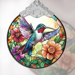 Hummingbird With Colorful Flowers