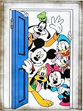 Disney Dekoratives Wandposter Serie Cartoon Figuren Pluto 
