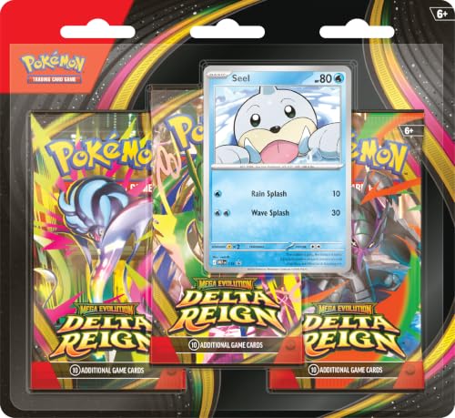 Pokemon TCG Mega Evolutions 6 Delta Reign Three Packs