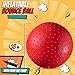 18-Inch Big Balls for Toddlers and Kids - Pack of 5 Inflatable Giant Balls for Kids with Hand Air Pump, Big Bouncy, Sensory Play, Stress Toy, Knobby, Large Playground, Recess, Games for Children