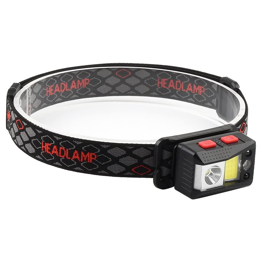 OYYMTE Outdoor Riding Light Charging Night Running LED Strong Headlight Waving Induction COB