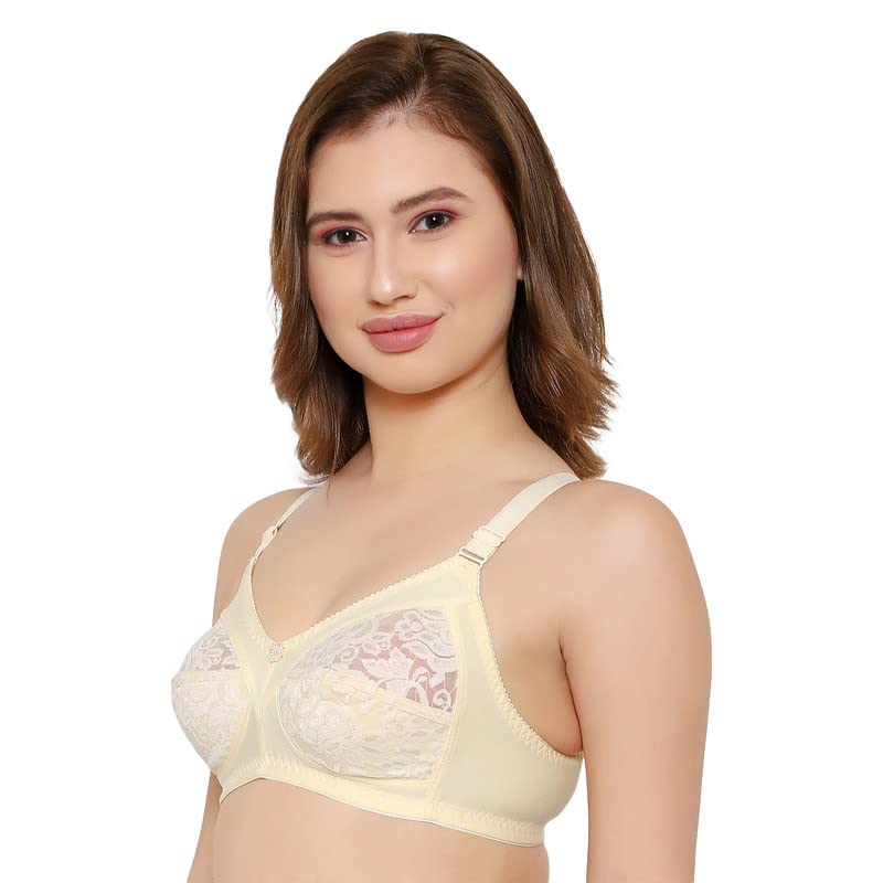 Image of Women Net Non-Padded Wire Free Regular Bra