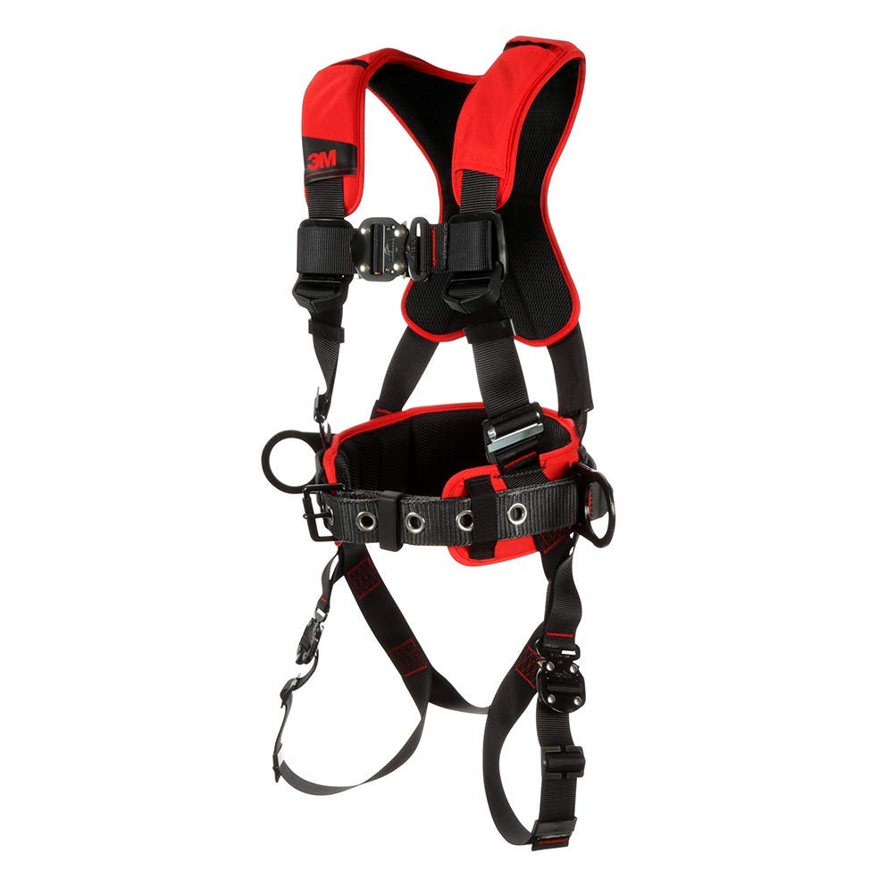 3M™ Protecta® Comfort Construction Style Positioning Harness 1161203, Black, 2X-Large, 1 EA/Case