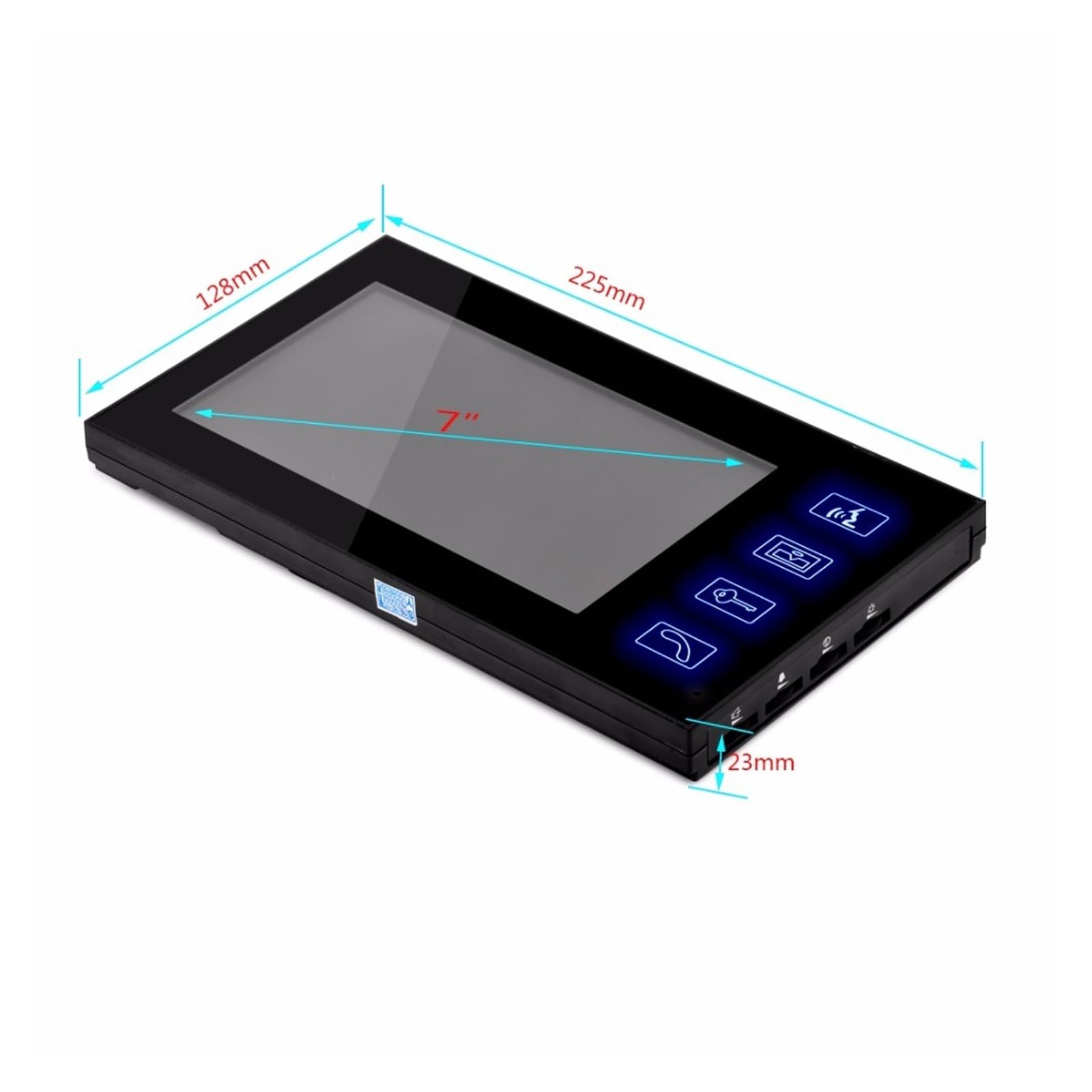 7-calowy Kolorowy Wideodomofon TFT LCD Dzwonek Do Drzwi Telefon Dwukierunkowy Z RFID Instalacja W Mgnieniu Oka(A KIT)