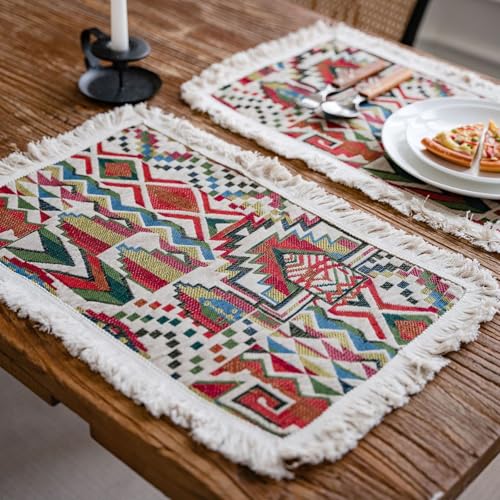 Camino de mesa bohemio geométrico ideal para regalar y decorar eventos únicos 8